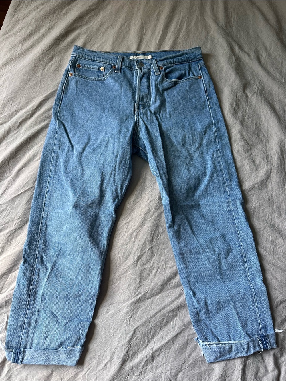 Levi's Wedgie Light Blue Women's Straight-Leg Jeans